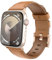 Cinturino in pelle per Apple Watch Series 10 42mm/Series 9 8 7 6 5 4 3 2 1 SE 38mm 40mm 41mm, cinturino di ricambio in pelle vintage per uomo e donna, Marrone