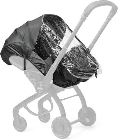 Doona Rain Cover with Zip for X Stroller - Weather Shield with Window Opening for Easy Access - Compatible with Doona X Baby Car Seat