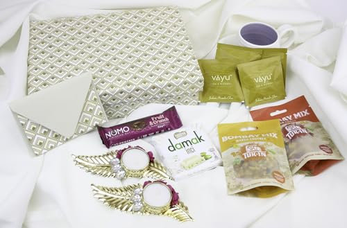Emartbuy Luxury Diwali Gift Box Gift Hamper with Diyas, Chocolates, Snacks Festive treats