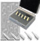 Lamy Safari Spare Nib Kits - Polished & Black Stainless Steel: Choose 5 Nibs or 3 Nibs - Protective Box Included! (5 Polished Stainless Steel Nib Collection w' 1.5mm Nib)