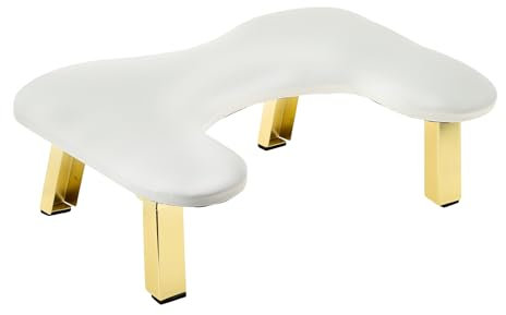 VOCOSTE Arm Rest for Nails Tech, Manicure Hand Pillow with Folding Brackets, White