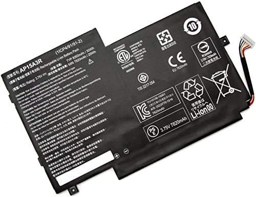 Batterie de rechange pour ordinateur portable Acer Aspire Switch 10 SW3-013 SW3-013P KT.00203.009 1ICP4/91/91-2 3,75 V 30 Wh 8060 mAh