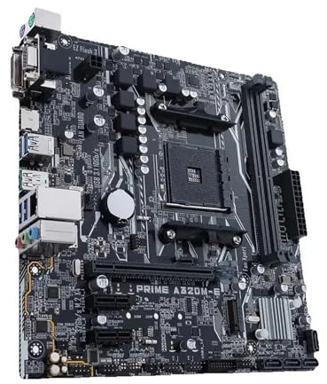 Motherboard Fit For ASUS PRIME A320M-E Supporto scheda madre Ryzen 5 5600 7 5700X3D DDR4 3200+(OC) NVME M.2 PCIe 3.0 AM4 Scheda mATX