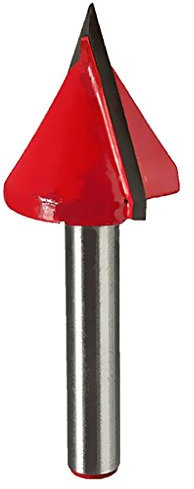 Gazechimp 22mm 60° Schaft 3D V-Nutfräser Fräser für CNC Fräsmaschine Router bit 6mm