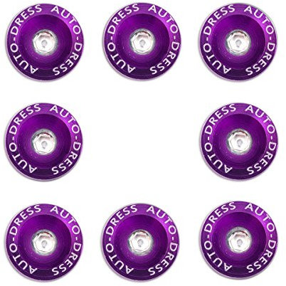Auto-Dress M6 x 20mm Kotflügel Schrauben, Fender Washer 8er Kit/Set eloxiert in Lila