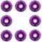 Auto-Dress M6 x 20mm Kotflügel Schrauben, Fender Washer 8er Kit/Set eloxiert in Lila