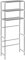 vidaXL Silver 3-Tier Storage Rack Over Laundry Machine – Stainless Steel Construction – Bathroom/Laundry Room Organizer – Easy Assembly