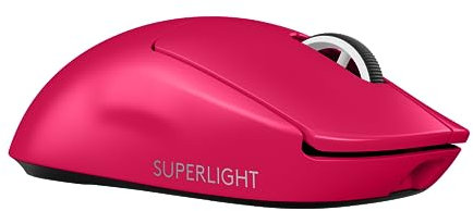 Logitech G PRO X SUPERLIGHT 2 LIGHTSPEED Kabellose Gaming-Maus, West Europa Verpackung, Lightweight, 60g, 8K-Abrufrate, 44K DPI, 5 programmierbare Tasten, USB-C, PC & Mac - Rosa