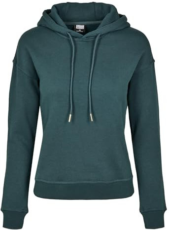 Urban Classics Ladies Hoody Sweat-Shirt à Capuche de Yoga, Vert Bouteille, M Femme