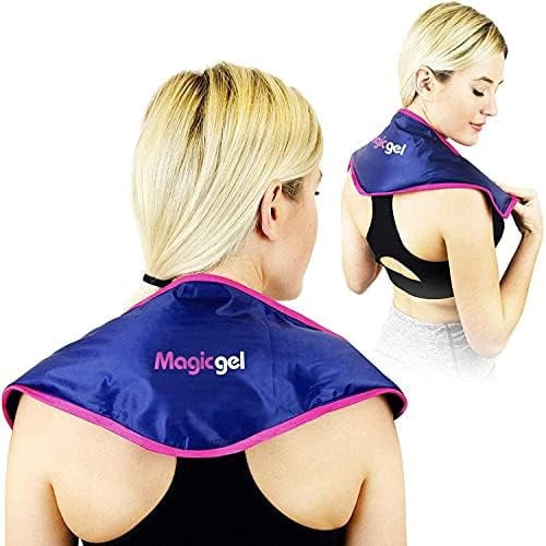 Magic Gel Neck Ice Pack - Shoulder Ice Pack - Cooling Neck Wrap - Cooler Ring - Flexible and Reusable Cold Pad - Lightweight & Comfortable - One Size Fits Most