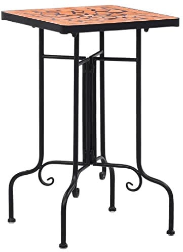 Table de bistro mosaïque Terre cuite Céramique