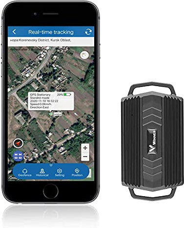 Starker Magnetischer GPS Tracker, Standby Zeit 90 Tage GPS/AGPS Duale Echtzeit Positionierung Tragbarer Auto Motorrad GPS Ortungsgerät