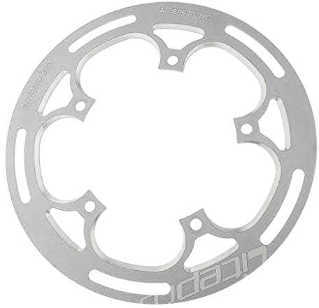 lahomia Copri Protezione per Corona per Bici da Strada MTB BCD 130 per Anello per Catena da Bicicletta 52T - Argento
