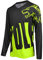 Herren Mountainbike MTB Top Langarm Atmungsaktiv Bequem Weich Feuchtigkeitstransport Radtrikot,Grün,L