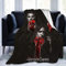 VAADIOSII Überwürfe/Decke, die bequem, leicht und eng anliegend ist, The Va-Mpire Diaries Superweiche Winterkabine warm -Black_80 x60