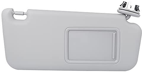 X AUTOHAUX Parasol para coche con espejo lateral del pasajero para Toyota RAV4 con techo corredizo 2006-2013 74320-42501-B3, 74320-42500-B3 gris