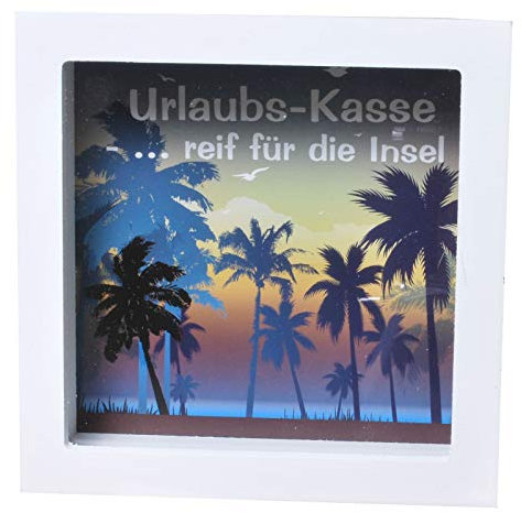 UDO Schmidt Spardose Urlaubs-Kasse Sparschwein Sparkasse Urlaub Sommerurlaub Reisen Reisekasse