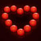 Ymenow LED Teelichter mit Timer, 12 Stück Rote Elektrische Flammenlose LED Kerzen mit Timerfunktion Flackernde Flamme Batterie für Schlafzimmer Hochzeit Halloween Weihnachten Party Tisch Deko - Rot