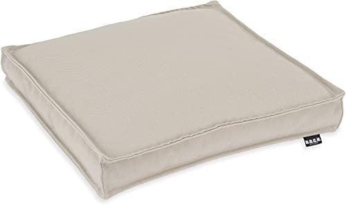 HOCK Caribe Outdoor Sitzkissen Stuhlkissen wasserabweisend/lichtecht (6-7) 40x40x5cm Piedra beige col. 01
