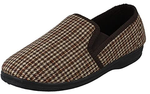 Andrew Herren Vierjahreszeiten-Schlupfschuhe, braun, 40 2/3 EU