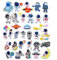 AXEN 30PCS Astronauts Embroidered Iron on Patches DIY Accessories, Assorted Spaceman Decorative Patches, Cute Sewing Applique for Jackets, Hats, Backpacks, Jeans