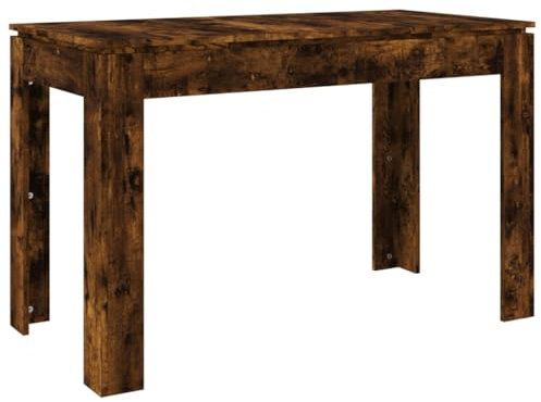 vidaXL Esstisch, Esszimmertisch für Esszimmer Küche Restaurant, Küchentisch mit viel Platz, Tisch Speisetisch Rechteckig, Räuchereiche Holzwerkstoff