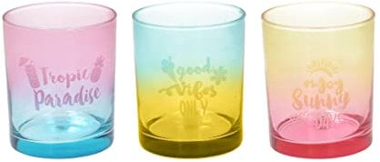 Tognana Sunset Multicolor Set 3 bicchieri 280 cc