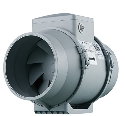 VENTS Halbradialer Rohrlüfter TT Pro 150 U mit Drehzahlregler & Thermostat