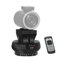 Andoer YT1200 Face Motorized Pan Tilt Head 2-axis Panoramic Head AI Smart Face Tracking 360 Degrees Rotation Panoramic Tripod Head Wireless Remote Control 9 Levels Adjustable Speed 1kg Load Capacity