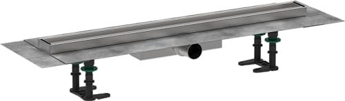 hansgrohe 56165000 RainDrain Compact Duschrinne 700 befliesbar für Flache Installation Komplettset