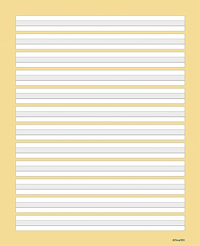 TimeTEX - Geschichtenheft GH2b - Schreibheft für Schreibanfänger | FormaTEX Format, Lineatur 5/5/5 mm | Grau hinterlegte Mittelzeile, verstärkte Grundlinie, linke Seite für Zeichnungen & Übungen