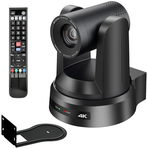 HCSTVCON 20 x HDMI-PTZ-Kamera, USB 3.0, 3G-SDI, IP-Live-Streaming-Kamera, 1080P Videokonferenzkamera für Kirche, Anbetung, Bildung, Veranstaltungen, unterstützt Zoom, Skype, vMix, OBS und mehr