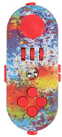 Fidget Toy Relax Mood Tragbares Angstsensorisches EDC Fidgets Controller Pad Spielzeug für Erwachsene Relief Handheld Fidget Retro Controller Game Pad, Fokusspielzeug, Angst (11