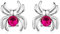 Spinnen Ohrringe für Damen 925 Sterling Silber Zirkonia Spinnen Ohrstecker Halloween Party Schmuck Kürbis mit lächelndem Gesicht für Damen, Mädchen, Teenager