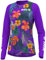 HULG Fahrradtrikot Damen,Fahrradtrikot,Damen-Mountainbike-Trikot,langärmelig,Offroad-Fahrrad, Atmungsaktiv,feuchtigkeitsableitend (XXL,Style-06)