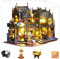 Spilay DIY Miniature House, Puppenhaus Holz Bausatz, mit Staubdichte Abdeckung, Spieluhr und LED, für Erwachsene Geschenk (Holo Magic City)