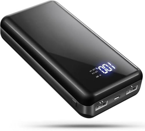 Power Bank 25,800 mAh 22,5 W PD20W Batterie Rechargeable Externe Mobile pour téléphone portable à charge rapide USB C avec écran LED Chargeur portable pour smartphones