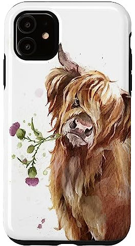 iPhone 11 Highland Cow Case