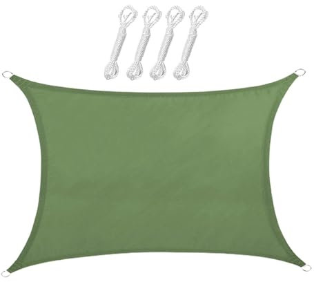 Parasole per patio esterno, vela ombreggiante UV | Resistente ai raggi UV, da sole quadrata per cortile