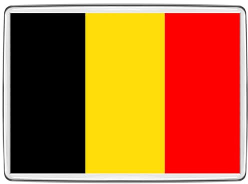Pixly® Belgium Flag Fridge Magnet Large Jumbo Size Belgian Keepsake Country Souvenir Novelty Refrigerator Magnets Gift