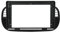 Autoradio Mascherina Telaio Adattatore nero Fascia da 9 pollici for autoradio/adatta for lettore multimediale Fiat 500 cornice pannello cornice cruscotto 2 din Telaio audio per auto(Black frame)