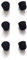 Suspirit Ersatz-Ohrstöpsel aus Memory-Schaum für Shure SE215 SE535 SE846 SE315 SE425 In-Ear-Kopfhörer, Schwarz, Größe M