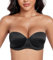 DotVol Women's Multiway Push Up Convertible Underwire Strapless Bra Thick Padded Everyday Bra(Black,32C)