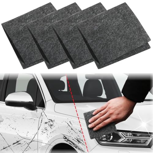 UYVPAER 6 Stück Nano Sparkle Tuch, Auto Kratzer Original Nano Sparkle Tuch, Für Reparatur Von Leichten Kratzfarben, Lackpflege