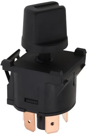 OTOTEC 1 x Motor-Lüfterschalterknopf, Innenheizung, 3 Geschwindigkeiten, Gebläse, Ersatzteil 171959511, kompatibel mit VW T25 T3 1979–1992