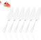 Tortenheber Set Edelstahl,6 Stück Tortenheber edelstahl Poliert Tortenschaufel Kuchenmesser Mit Gezackten Kanten,Kuchenschaufel für Küchen, Restaurants,Kuchen, Käse, Pizza, Torten(Weiß,Size:222*47MM)