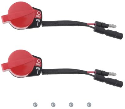 Be In Your Mind 2 interruttori di arresto motore per tosaerba con Srew 35120-Z5T-0031 compatibile con Honda GX240 GX270 GX340 GX390 GX340UT2
