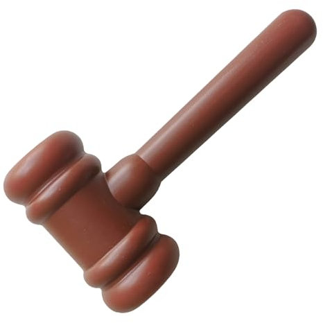 Richter Gavel - Legal Drama Richter Hammer Prop, Stury Courtroom Havel -Spielzeug Für Rechtsanwalt Kostüm | Hölzerner Justice Havel Accessoire Für Cosplay-Party, Rollenspiel, Themenveranstaltungen Und