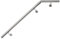 Handlauf aus Edelstahl mit Winkel 100 cm Gelenkverbinder Rohrverbinder Treppengeländer Geländer für Treppe 4,2 cm Wandhandlauf Wand Treppe V2Aox
