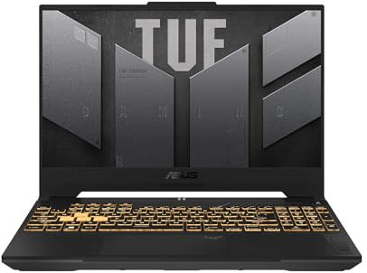ASUS TUF F15 | 15,6 FHD 144Hz | Core i7 12700H | RAM: 16GB | SSD: 500GB | NVIDIA RTX 4070 | beleuchtete RGB Tastatur | Windows 11 Pro | Office 2024 Pro #mit Notebooktasche